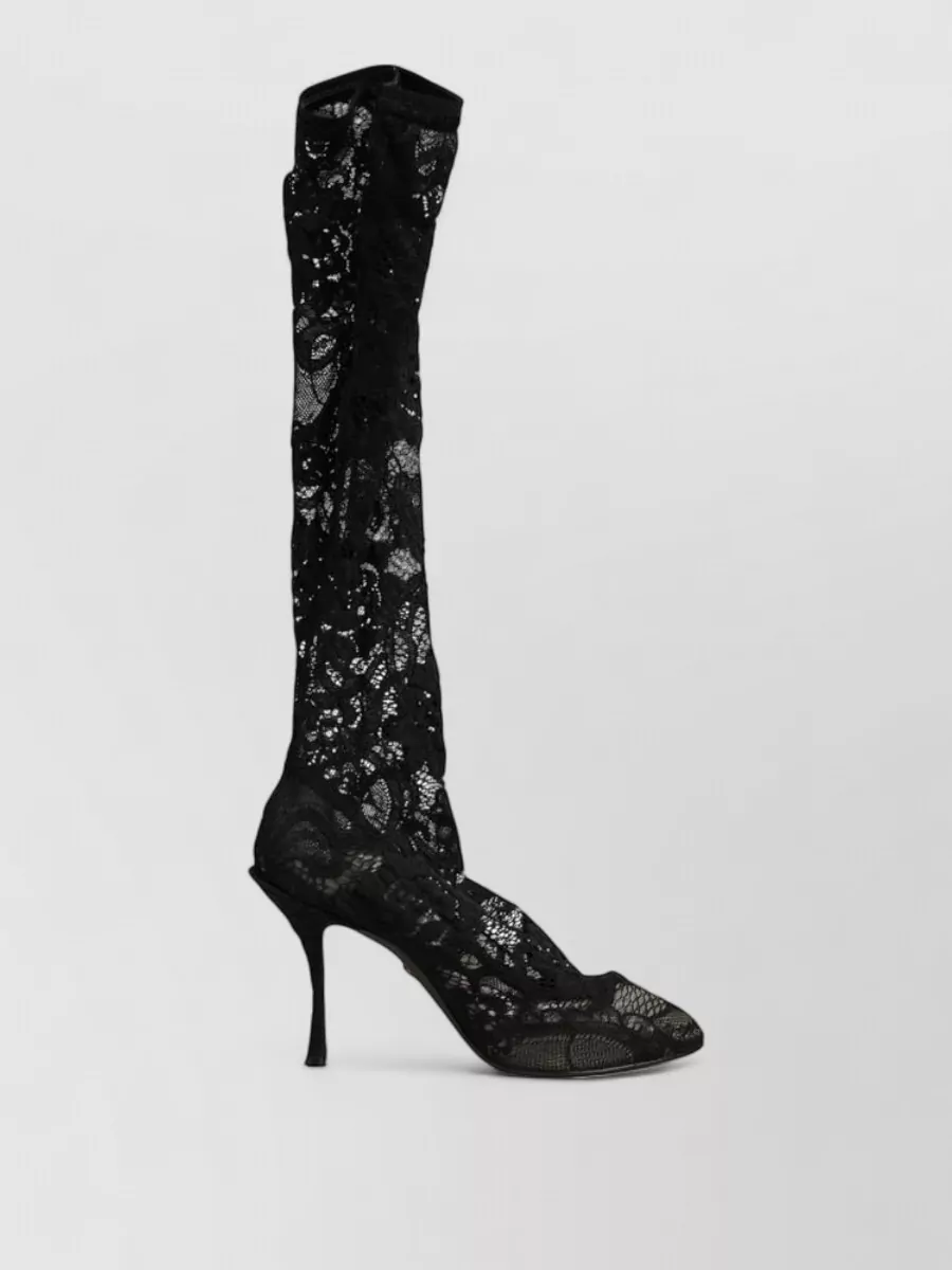 Dolce&Gabbana Lace Sock Boots