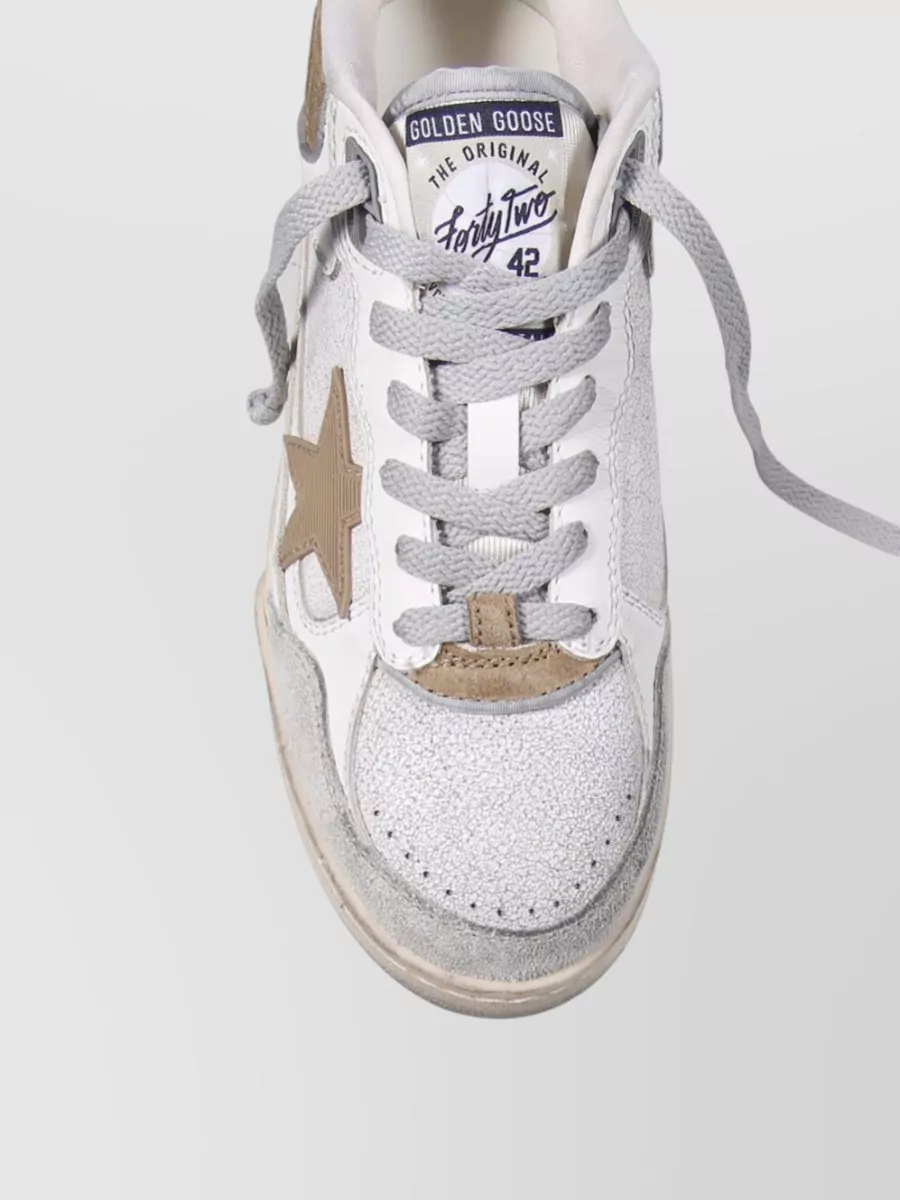 Golden Goose Leather Low-Top Sneakers