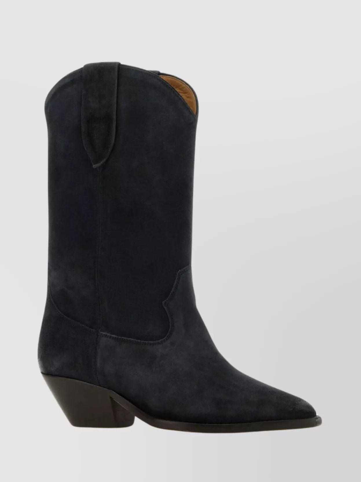 Shop Isabel Marant Suede Iconic S Ankle Boots With Cuban Heel In Black