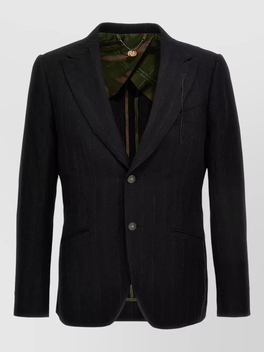 Maurizio Miri Pinstriped single-breasted blazer