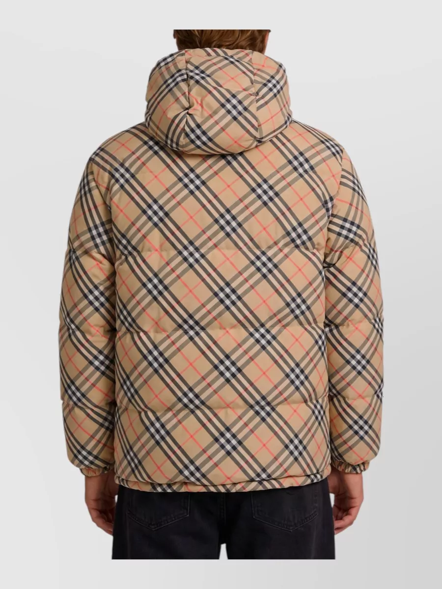 Burberry Reversible Check Hooded Down Jacket