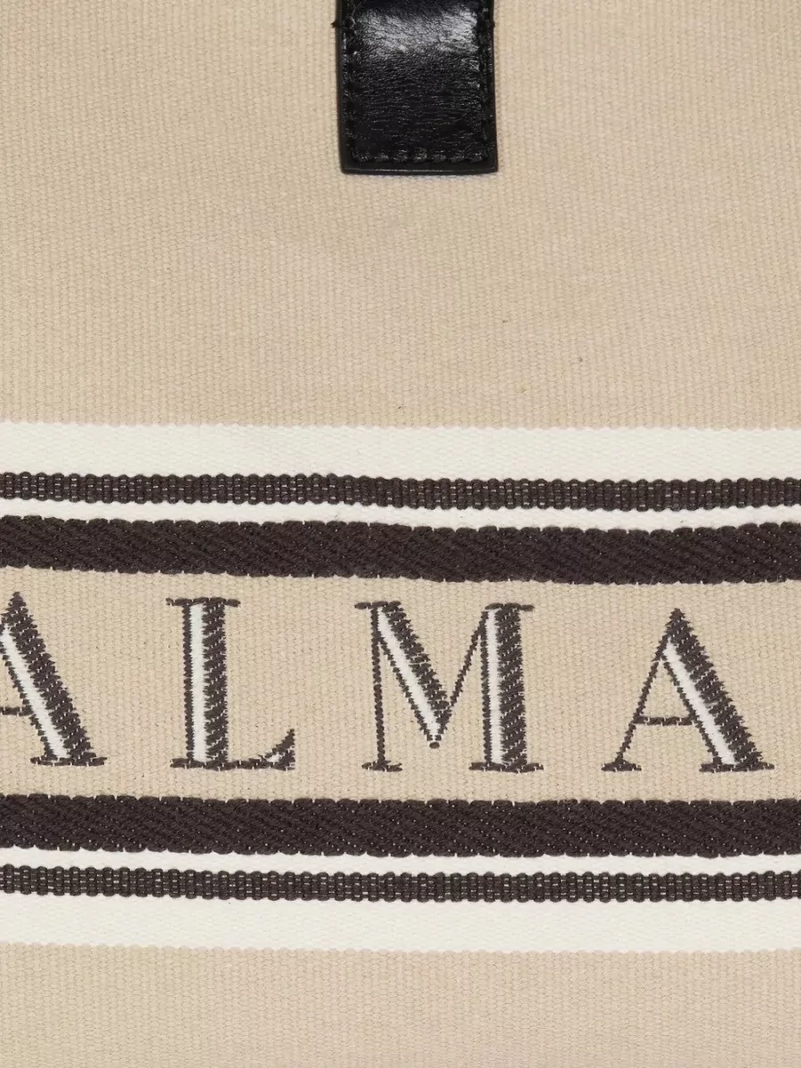 Balmain Release Small Canvas Shoulder Bag