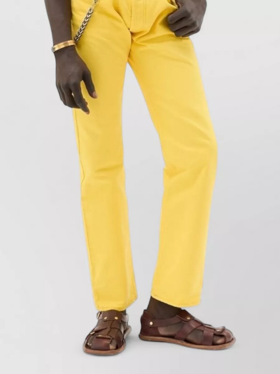 Versace Silk Straight Leg Trousers