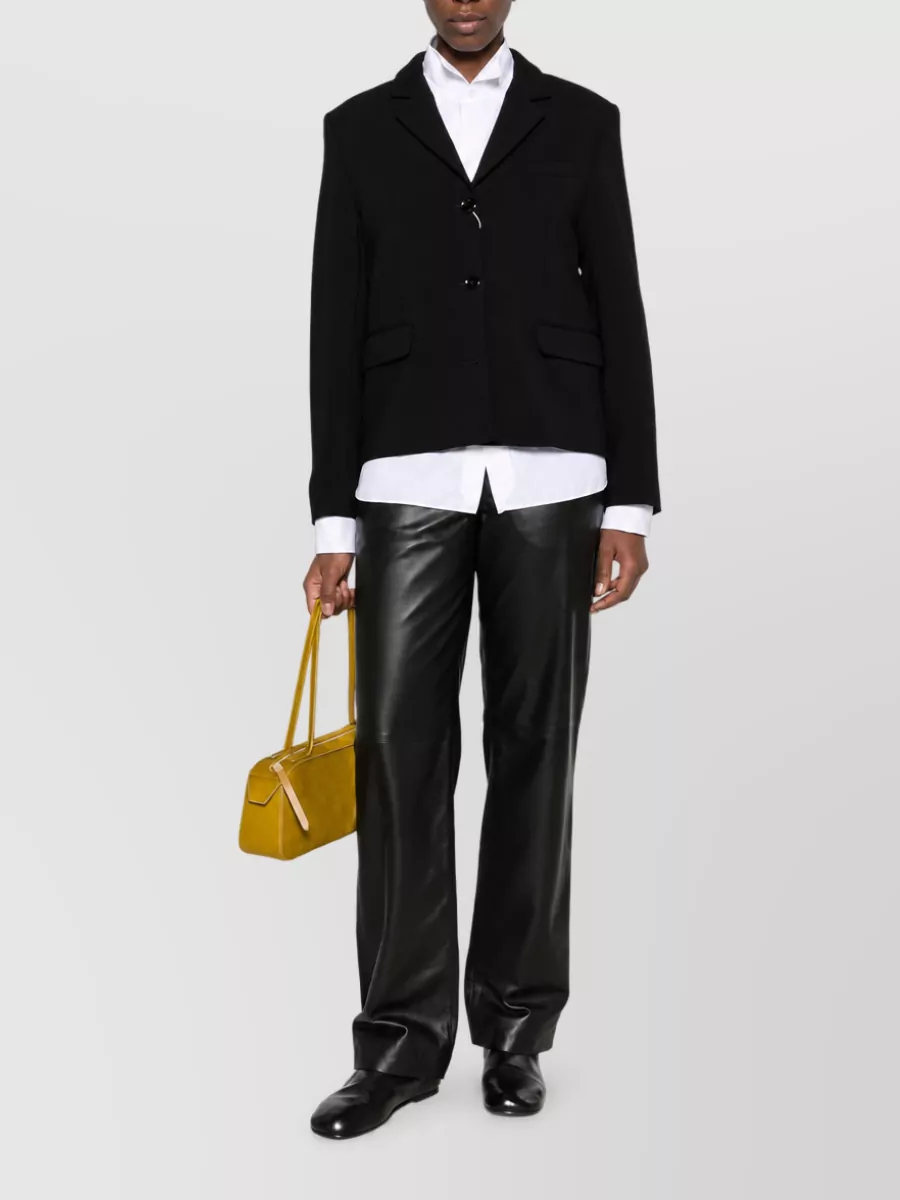 Totême Wool Single-Breasted Blazer Jacket