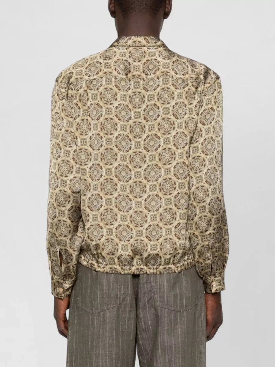 Emporio Armani Printed Double-Breasted Jacket