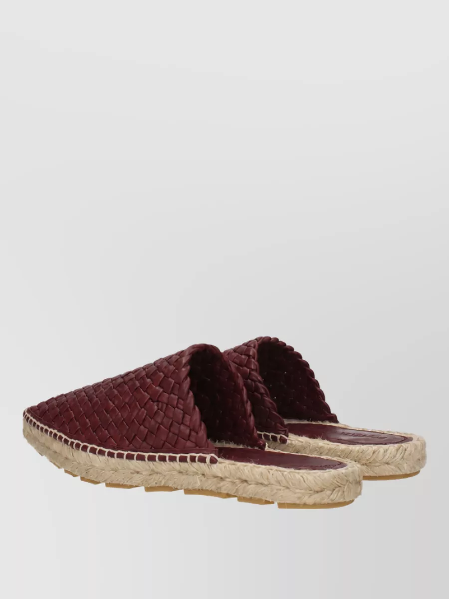 Bottega Veneta Leather Espadrilles