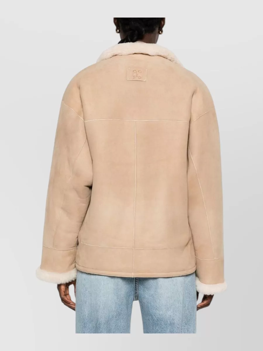 Closed Shearling Double-Breasted Jacket