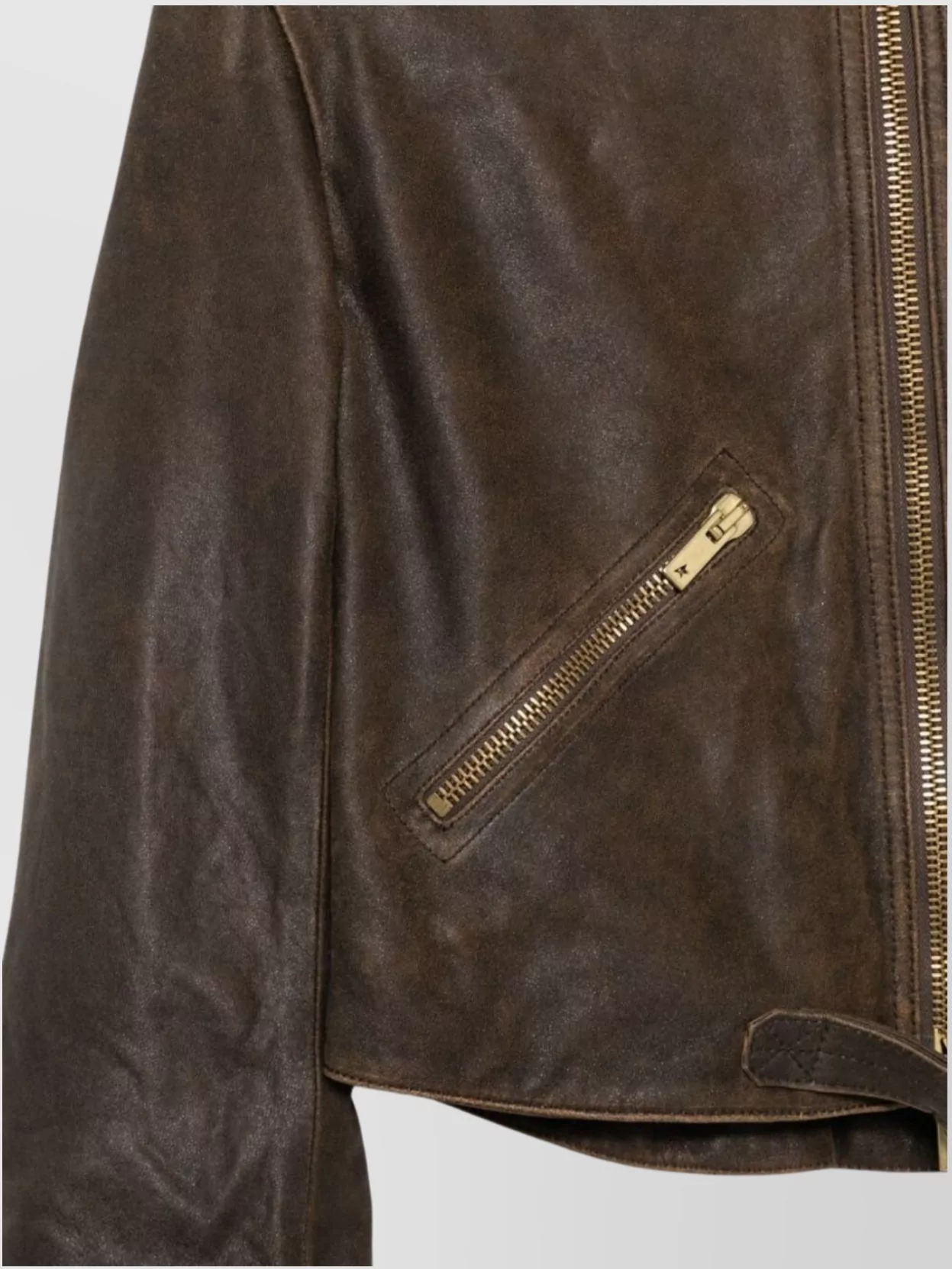 Golden Goose Tailored Blazer With Belted Hem And Pockets