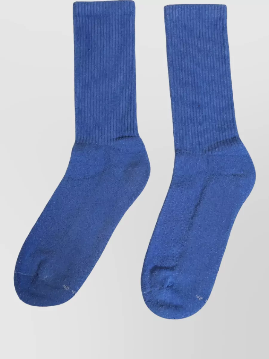 Dolce&Gabbana Cotton Ribbed Mid-Calf Socks