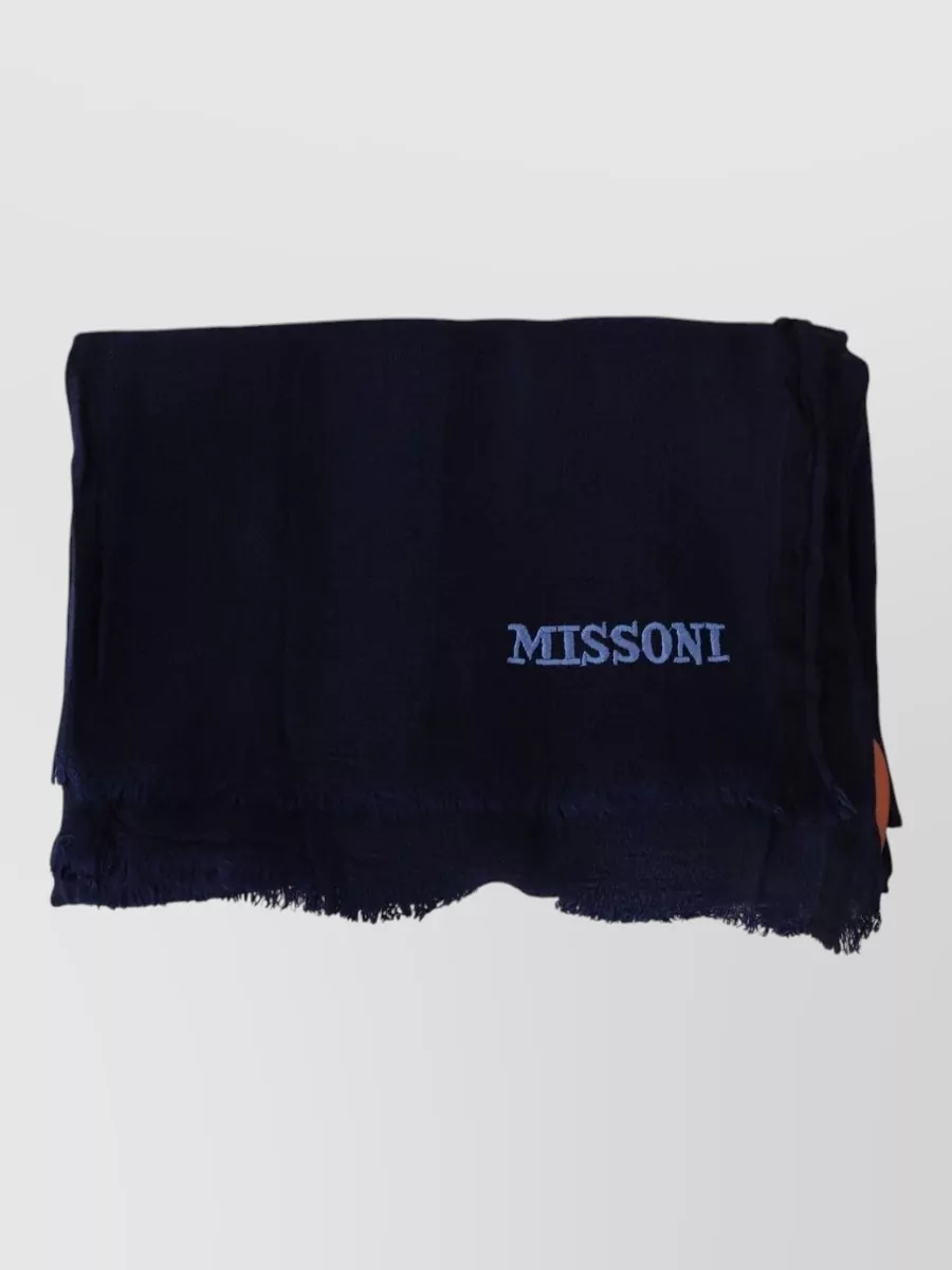 Missoni wool knit scarf