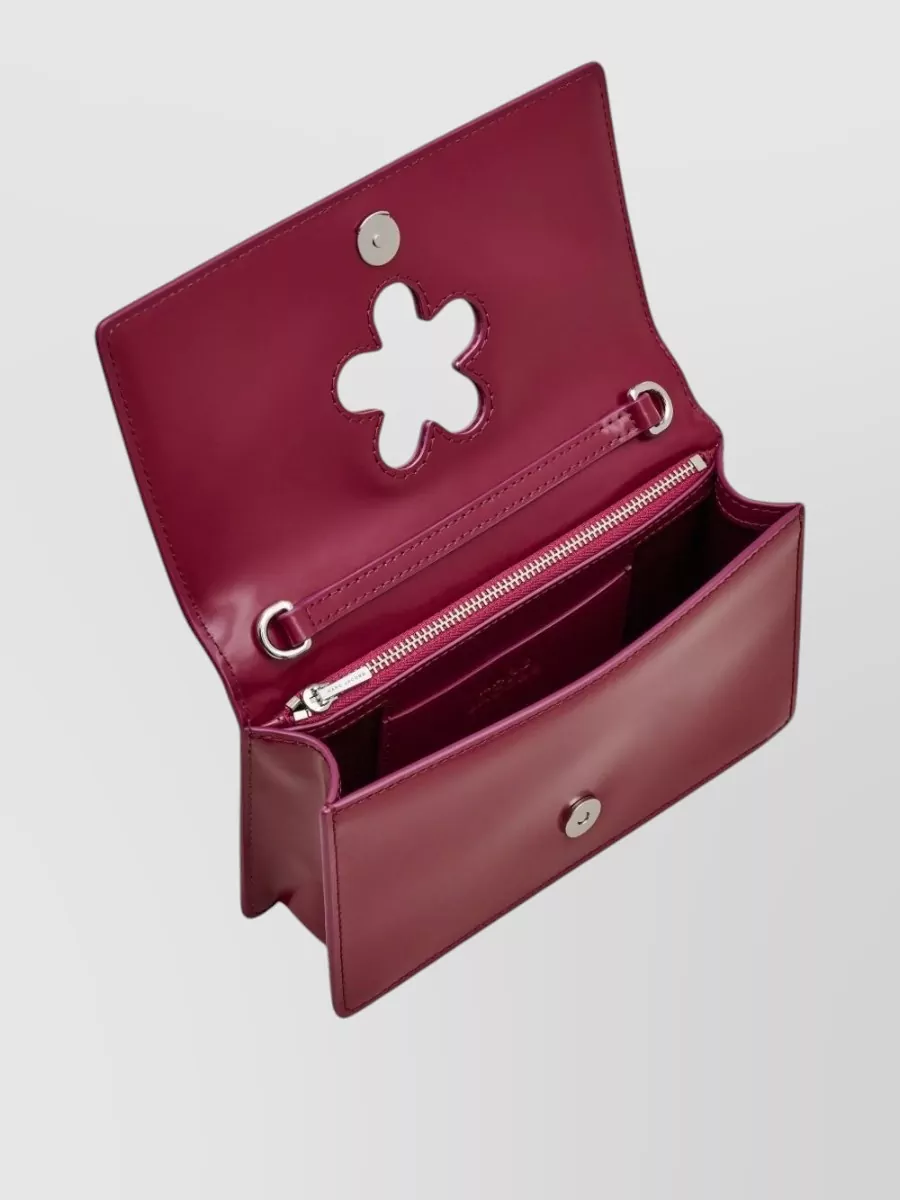 Marc Jacobs Mirror Mini Bag Chain Strap Flowers Handle