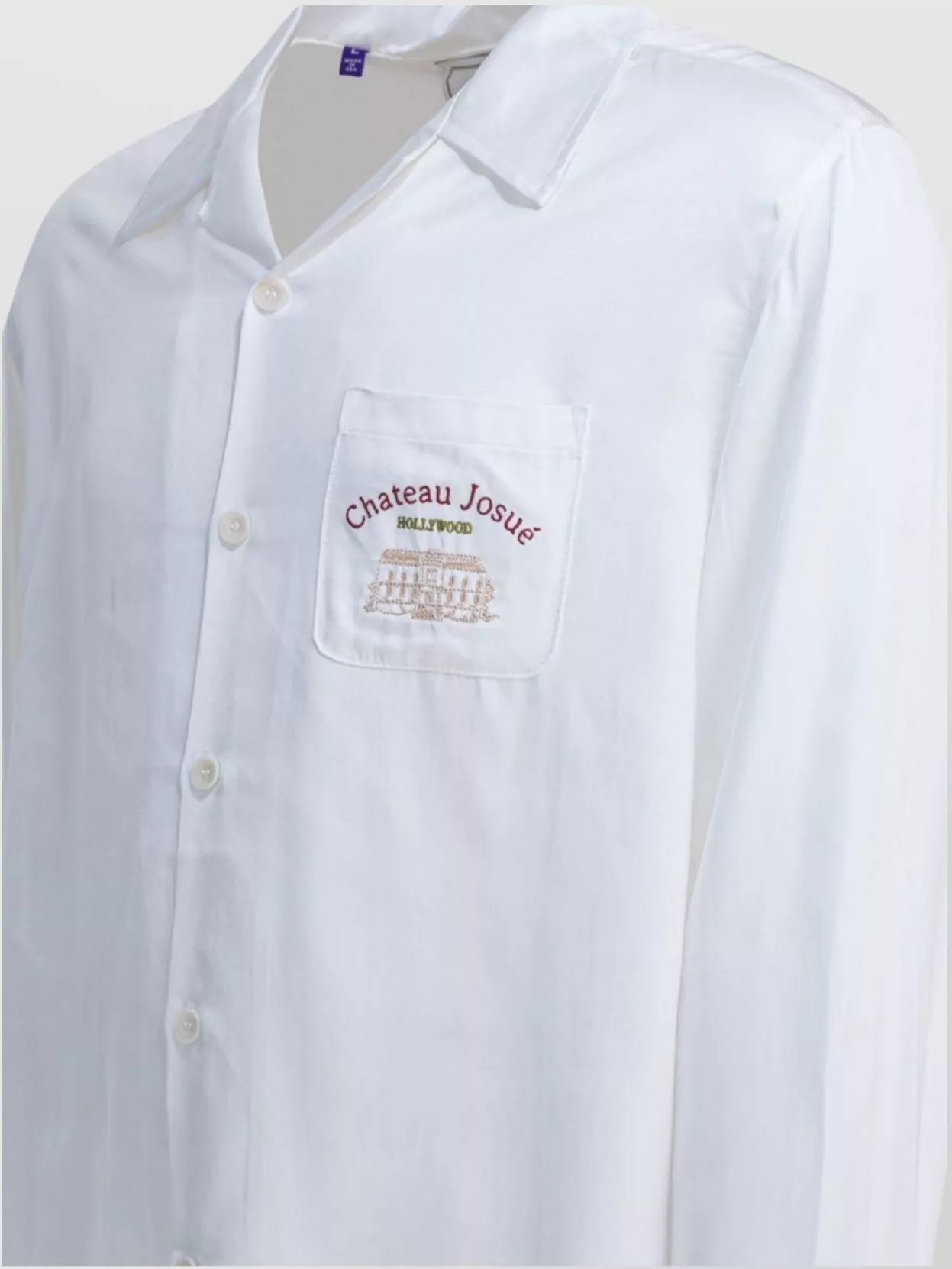 Gallery Dept. Omar Long Sleeve Shirt With Embroidered Pocket