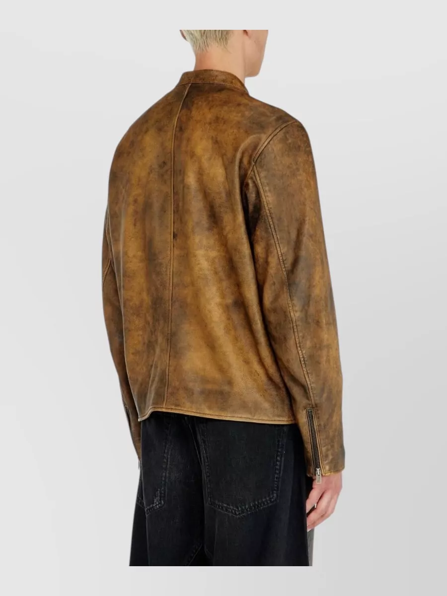 Diesel Leather Blazer