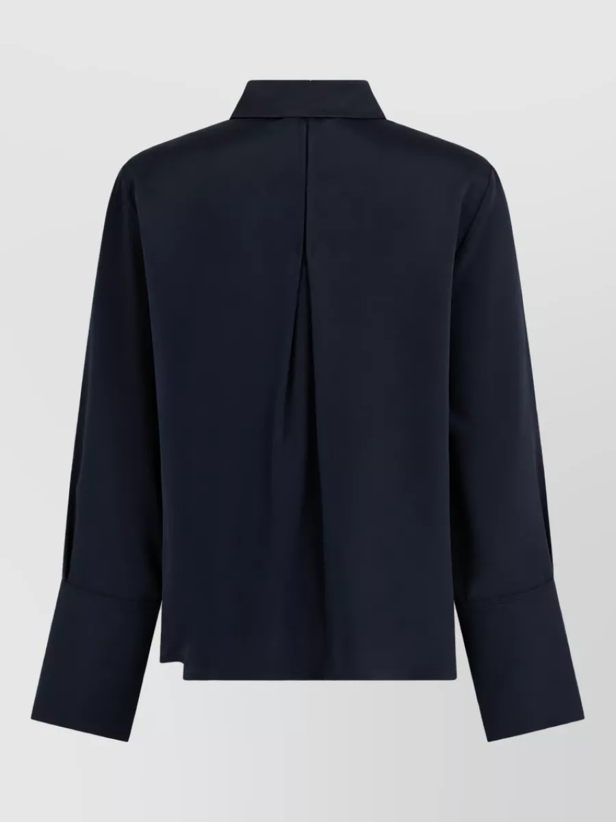 Max Mara Silk Long-Sleeve Shirt