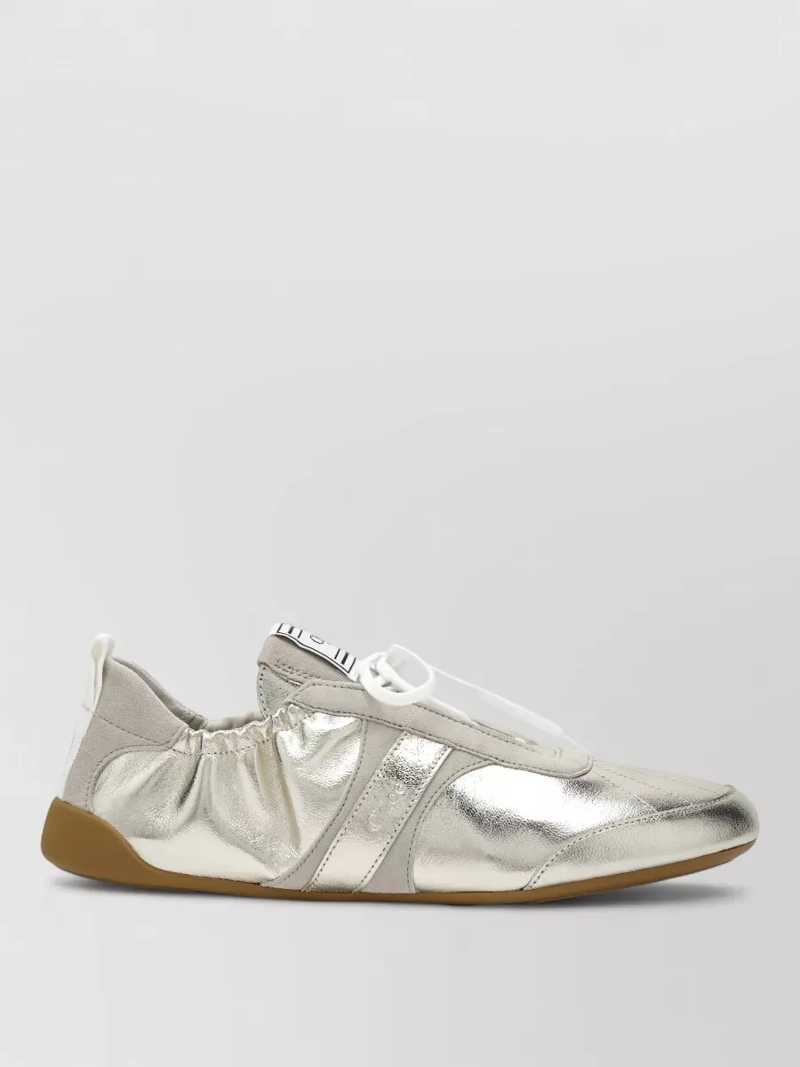 Chloé leather slip-on sneakers