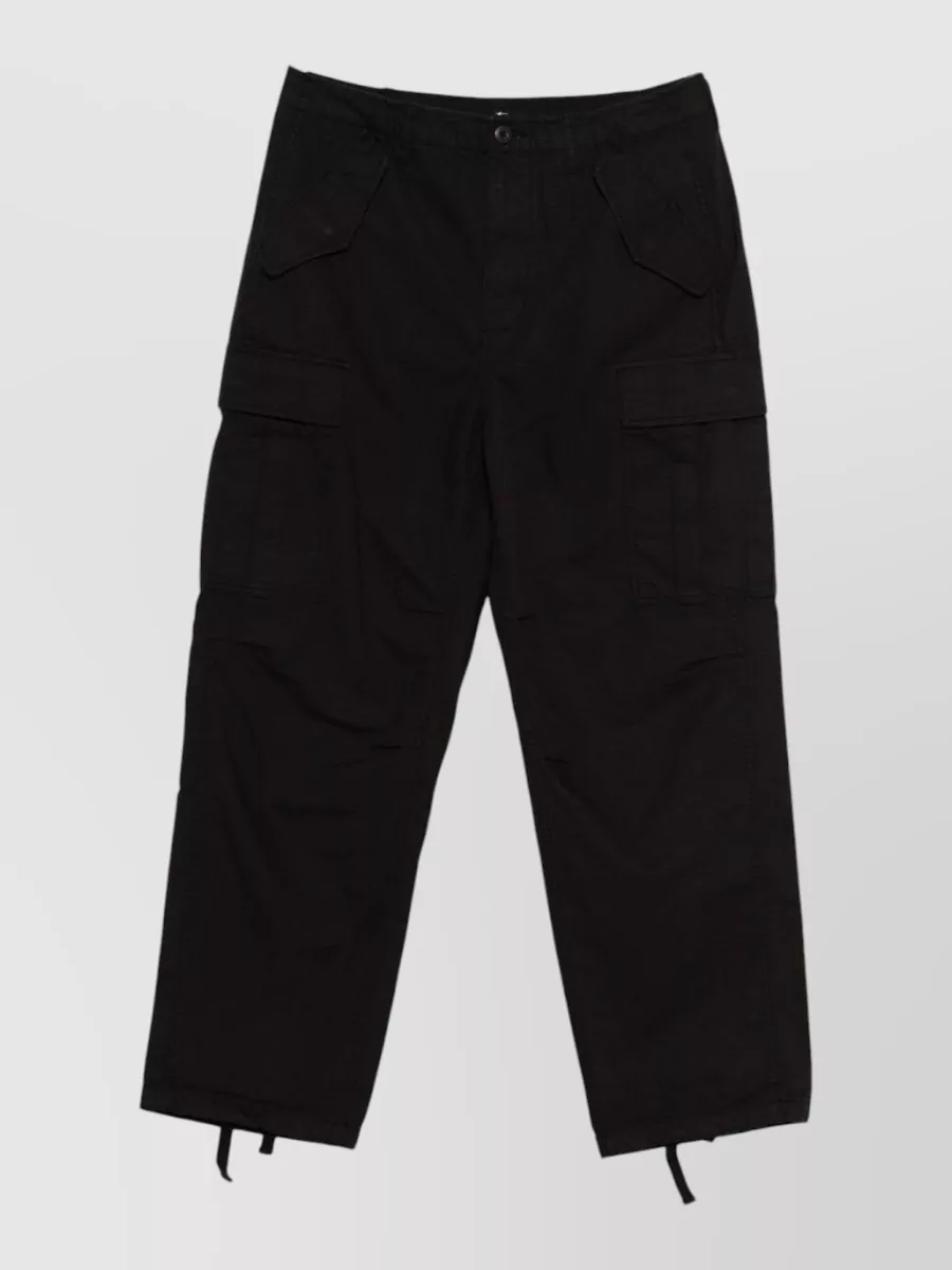 Stüssy cotton wide-leg cargo shorts