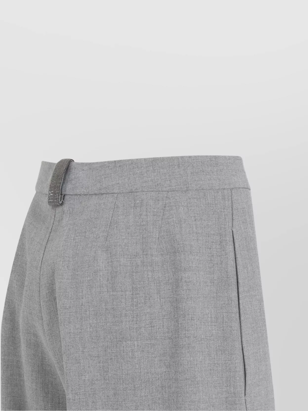Fabiana Filippi Wide-leg Trousers With Clean Waistband And Subtle Pleats