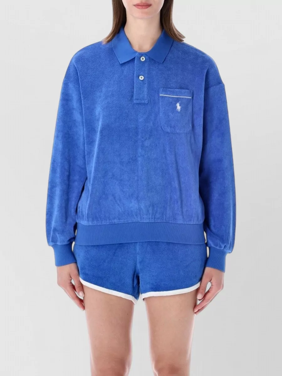 Polo Ralph Lauren Terry long-sleeve polo shirt