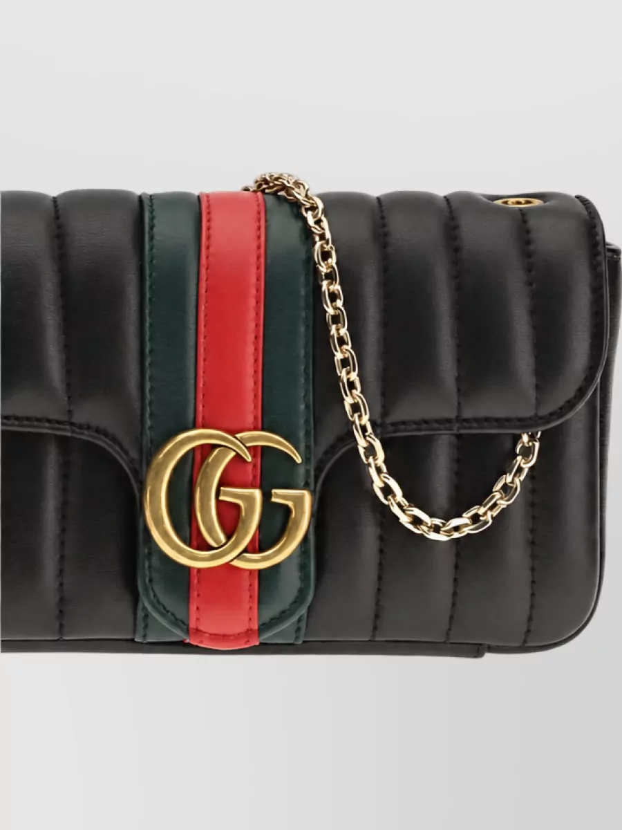 Gucci Na Calf Leather Clutch Bag