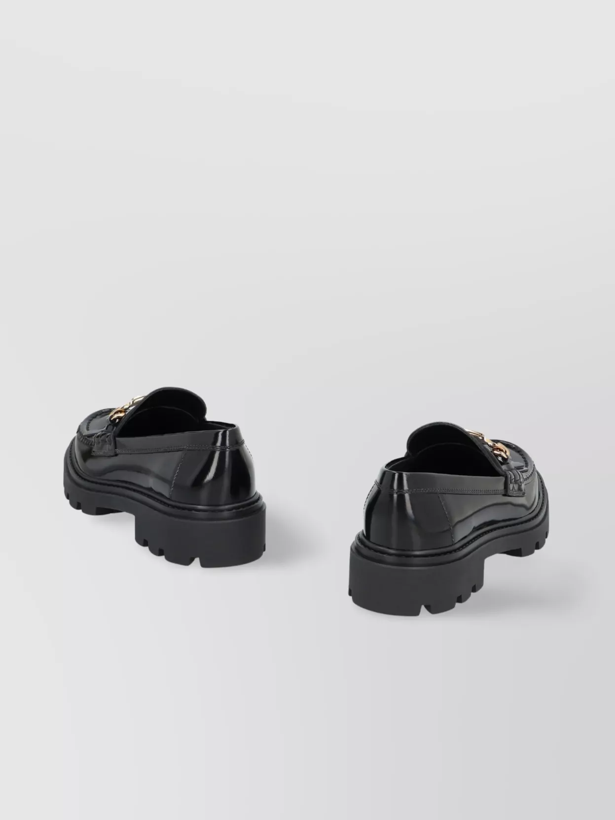 Tod's Womens Gomma Snaffle-embellished Leather Loafers Blac