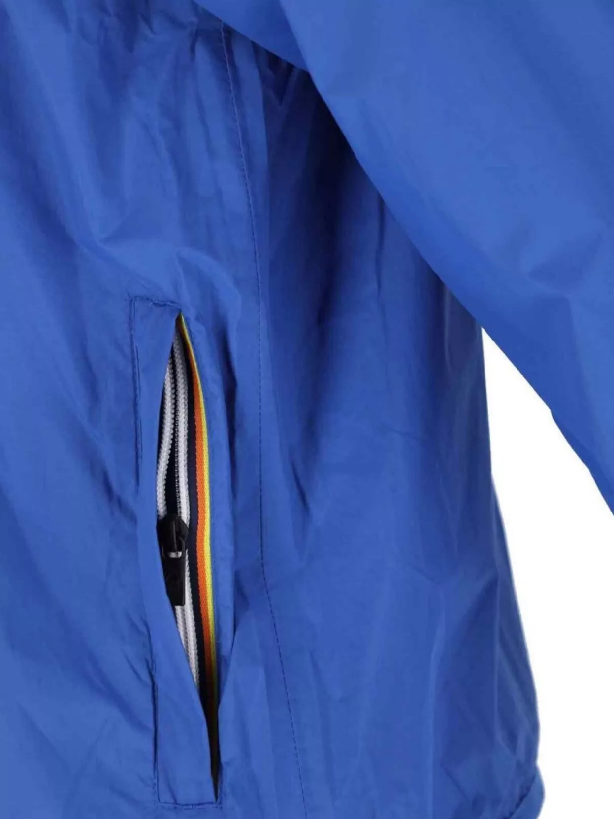 K-way Hooded Jacket With Adjustable Drawstring And Pockets