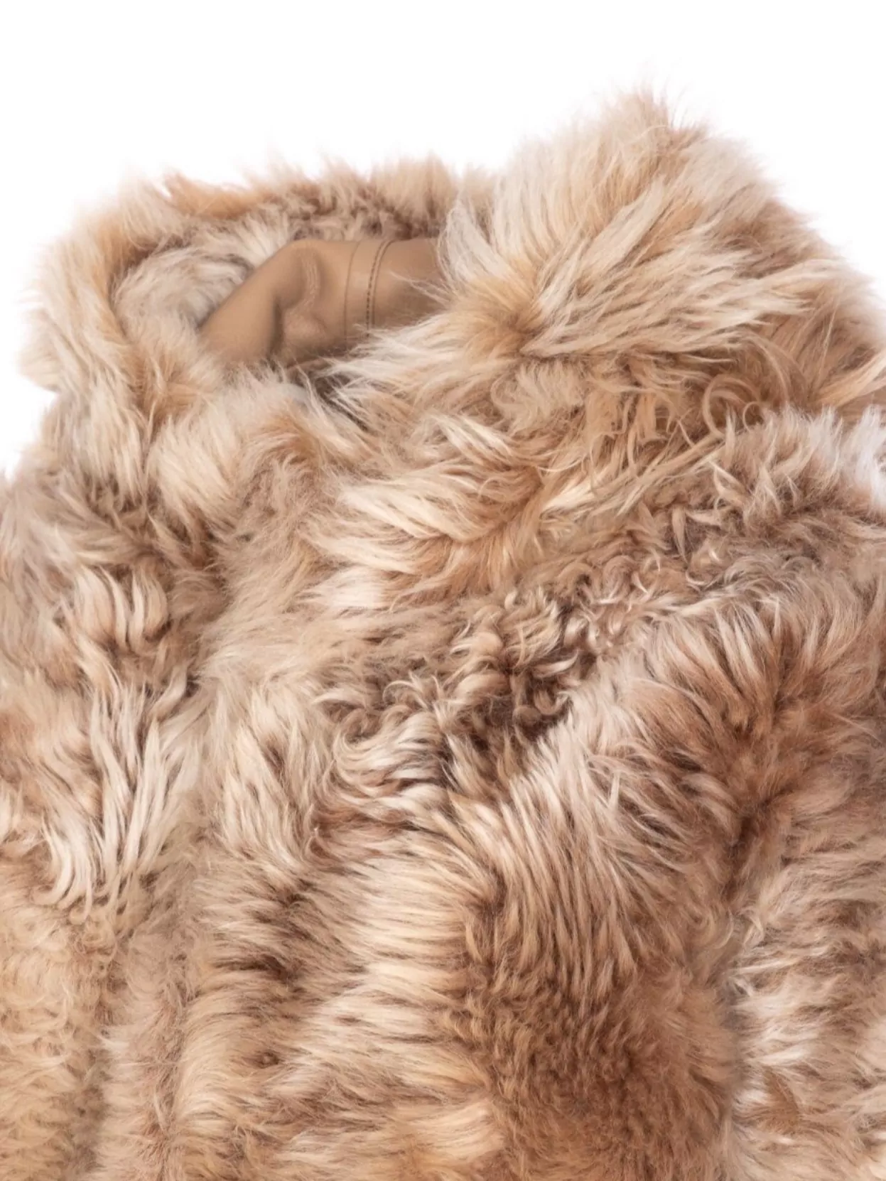 Yves Salomon Fur Hooded Jacket With Soft Faux Texture