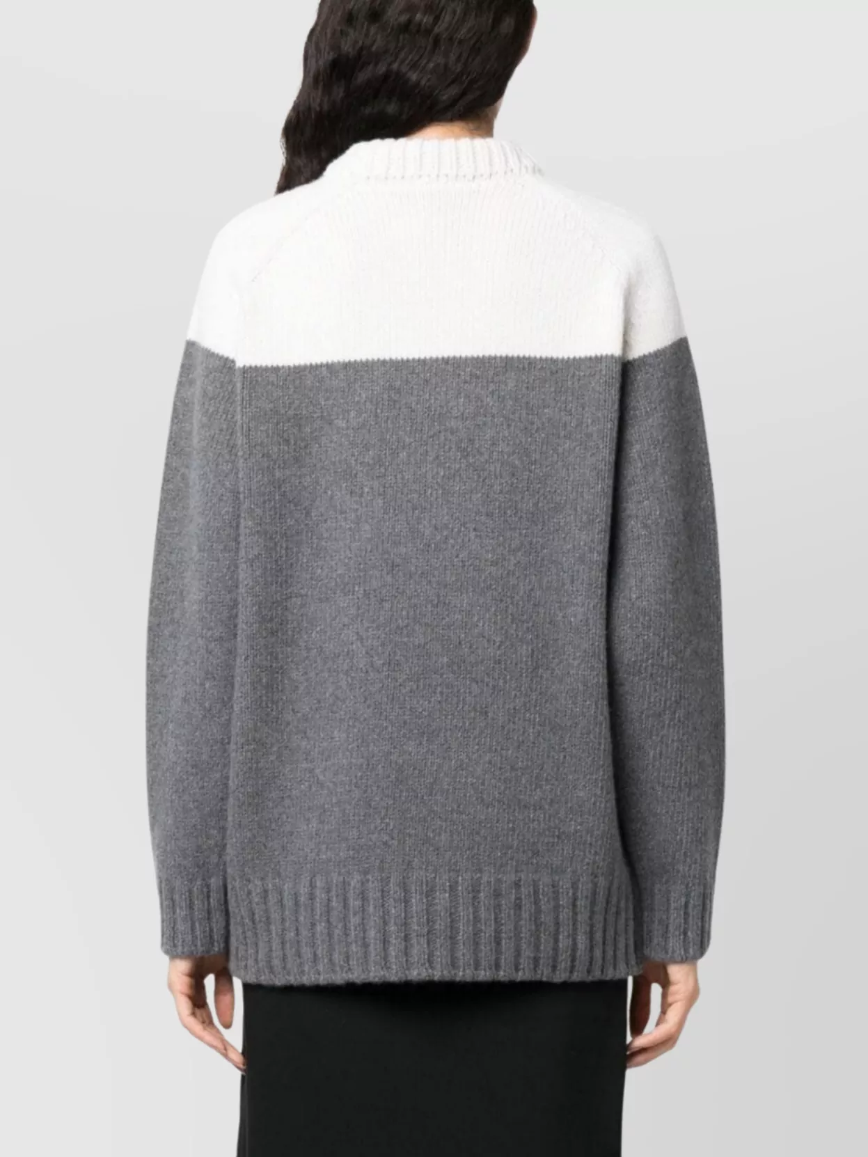 Shop Patou Block Wool Cashmere Jumper