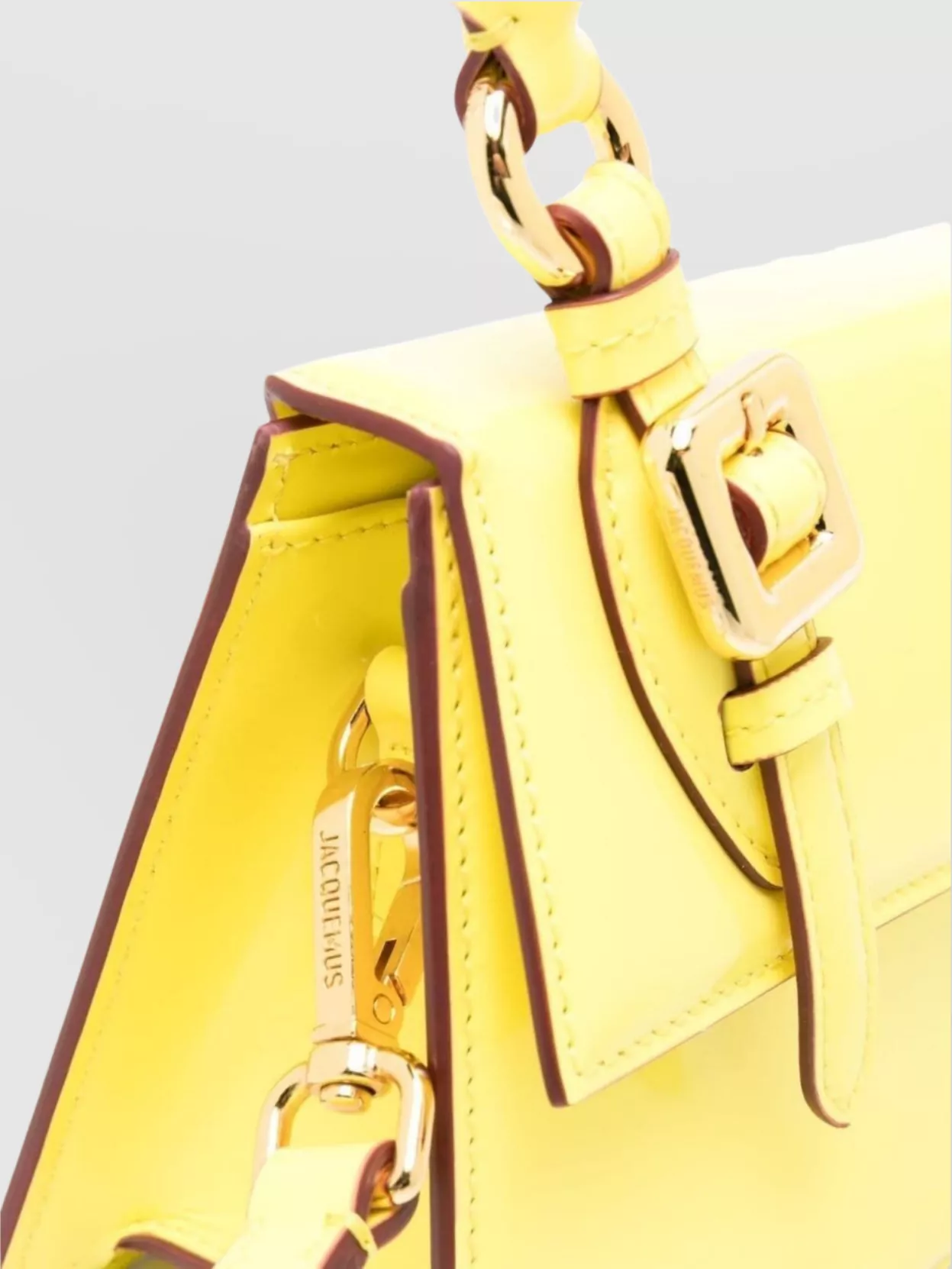 Jacquemus Medium Buckle Leather Handbag