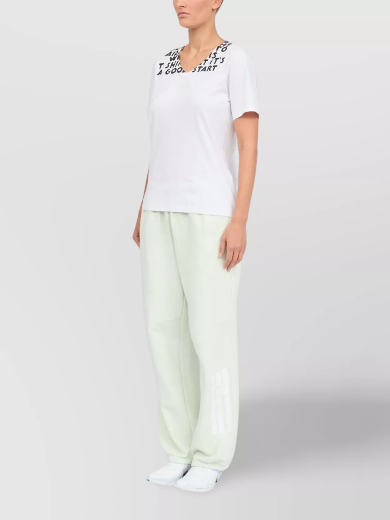Mm6 Maison Margiela Graphic Print Cotton T-Shirt