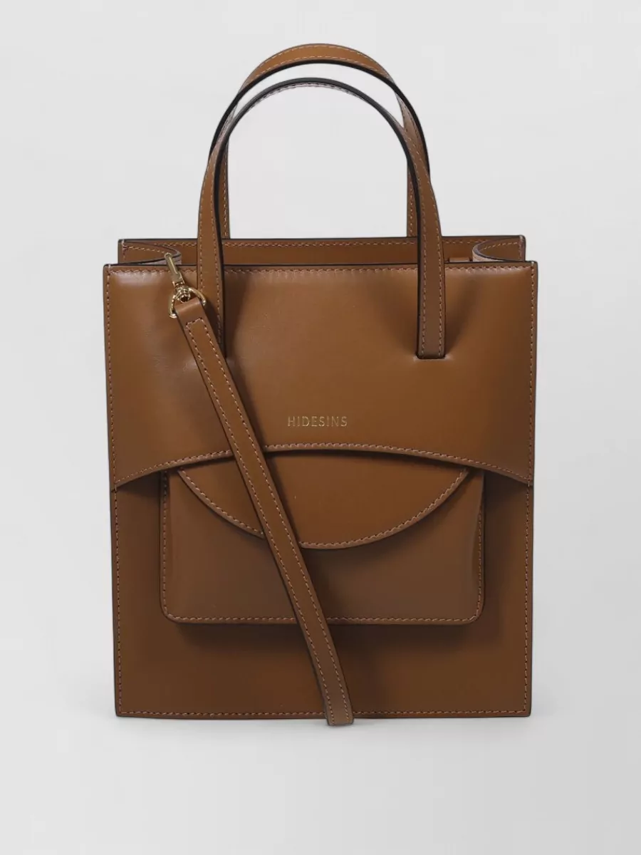 Hidesins calf leather tote bag