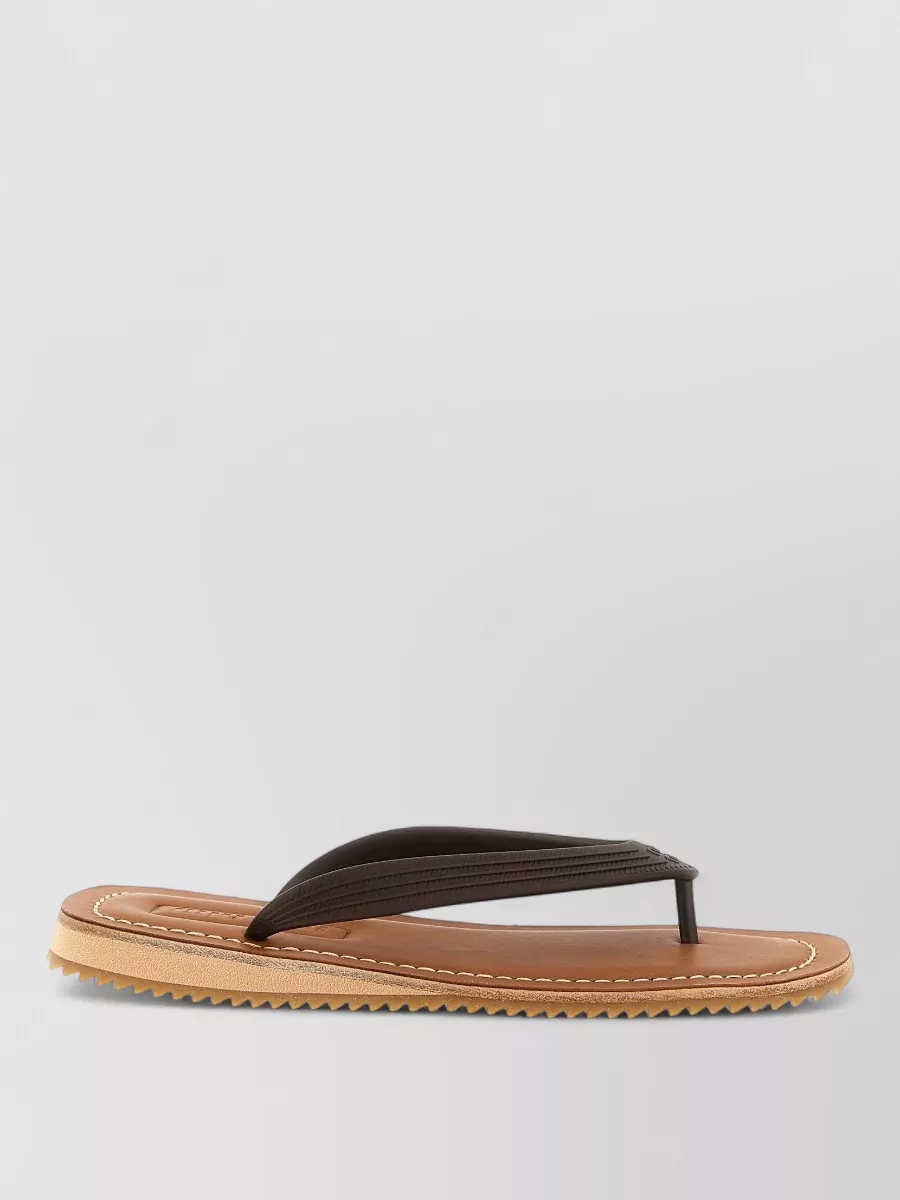Miu Miu Rubber Thong Flip Flop Sandals