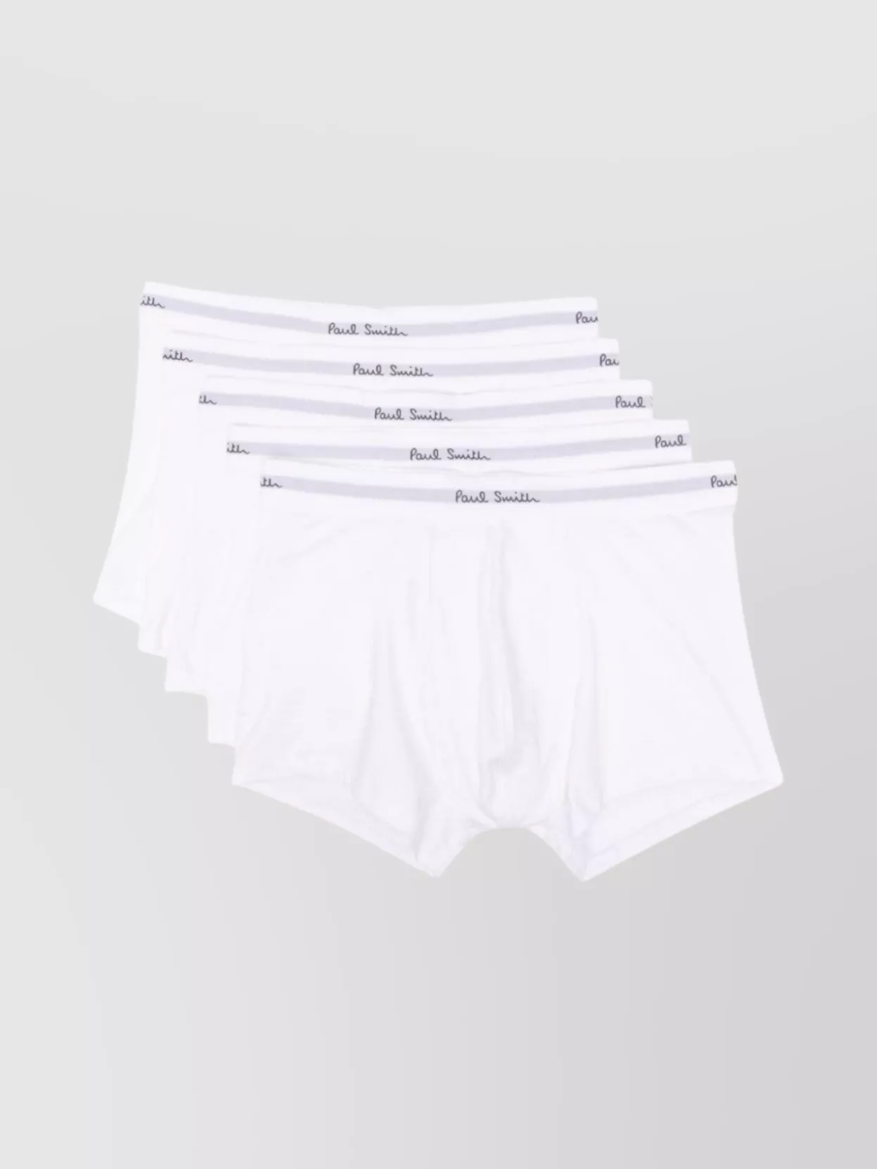PAUL SMITH LOGO-PRINT ORGANIC COTTON BOXERS (PACK OF FIVE)