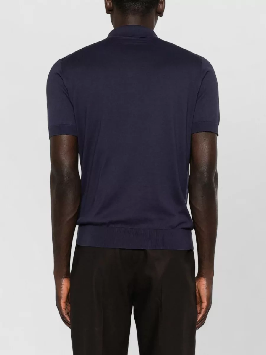 Zegna Cotton Regular-Fit Short-Sleeve Polo Shirt