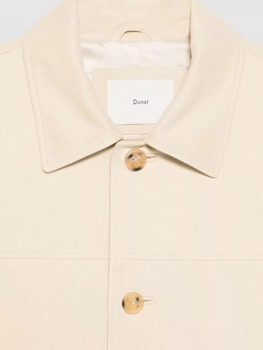 Dunst Single Breasted Vegan Leather Coat