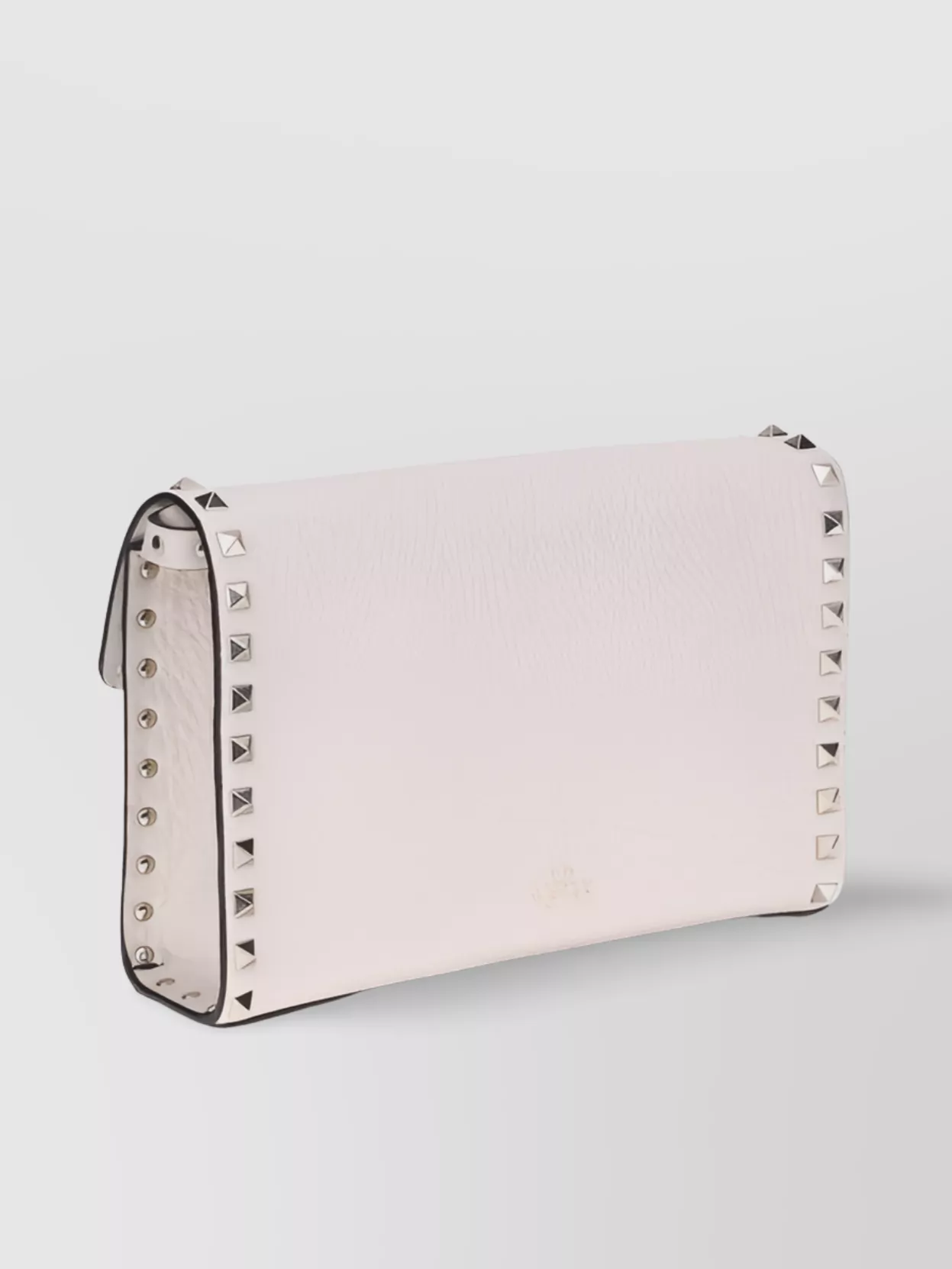 Valentino Garavani Studded Textured Shoulder Bag With Adjustable Strap