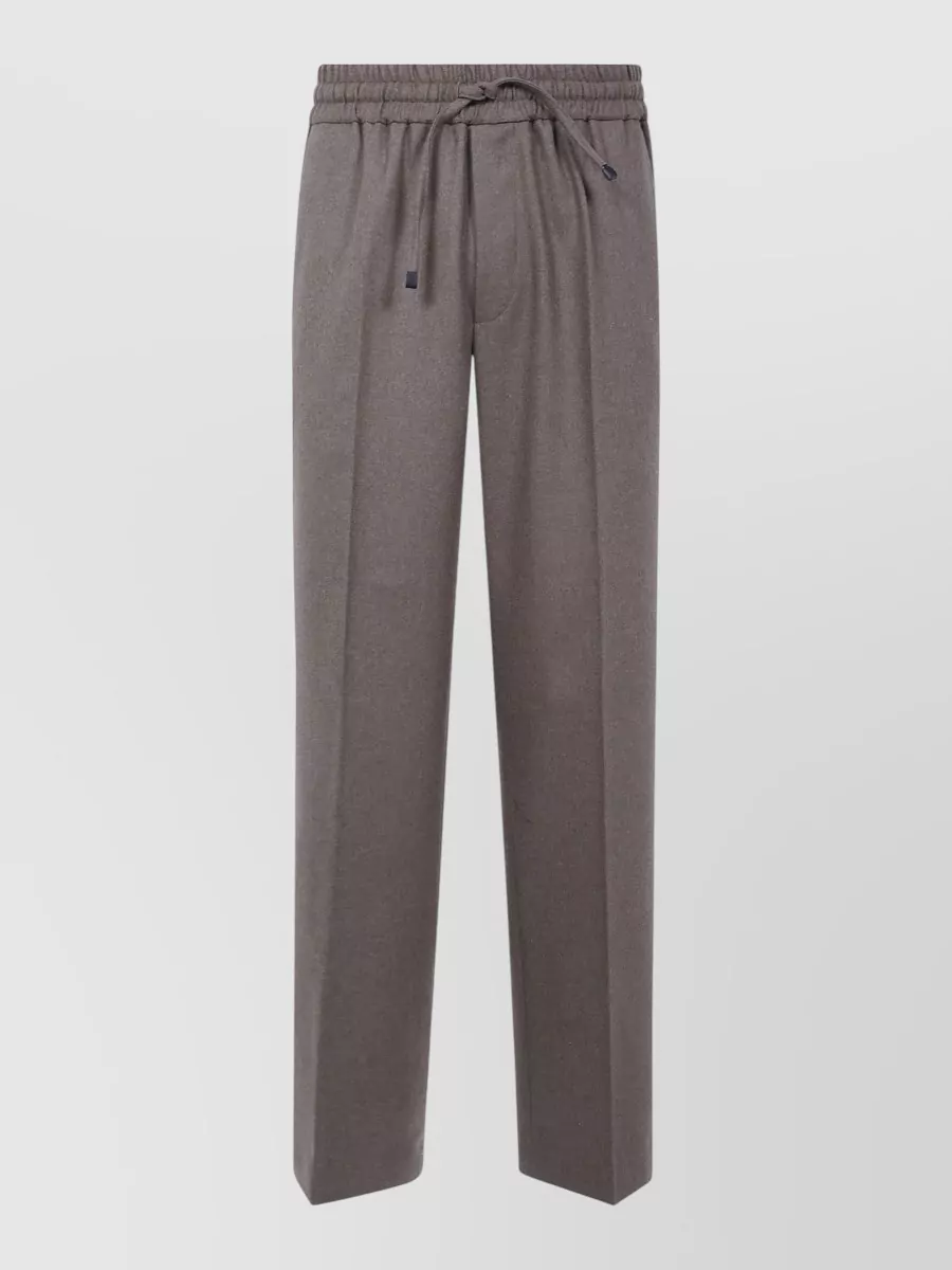 Drôle De Monsieur flannel straight-leg trousers