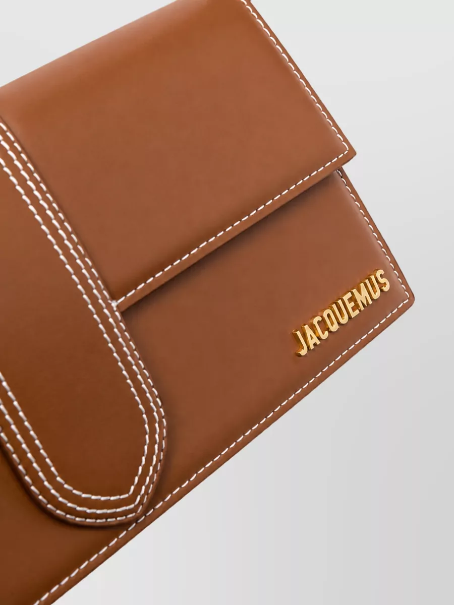 Jacquemus Le Bambino Leather Clutch Bag