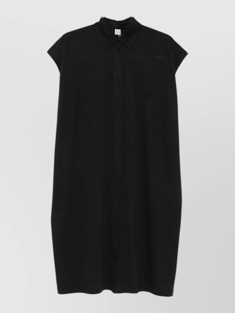 Totême cotton sleeveless shirt dress
