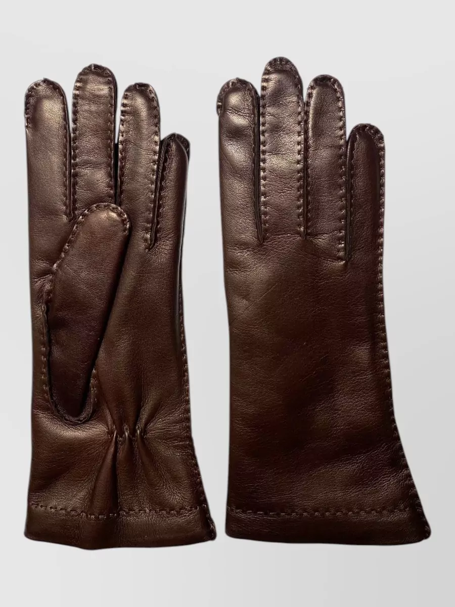 Restelli Nappa Cashmere Gloves Full Finger Coverage