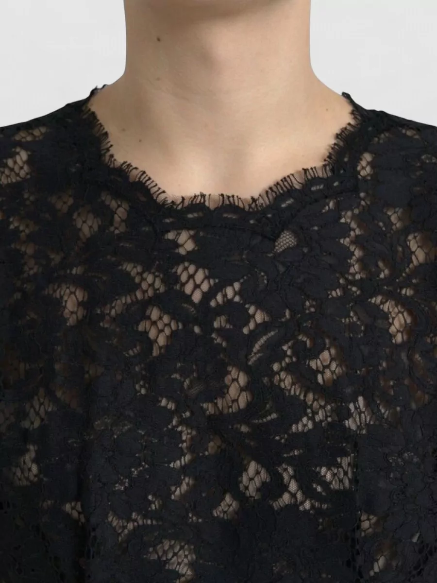 Dolce&Gabbana Floral Lace Mini Dress