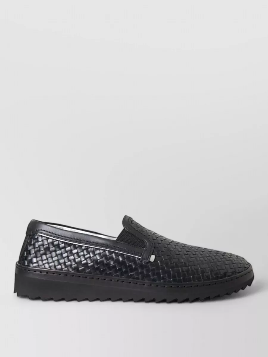 Dolce&Gabbana Woven Leather Loafers