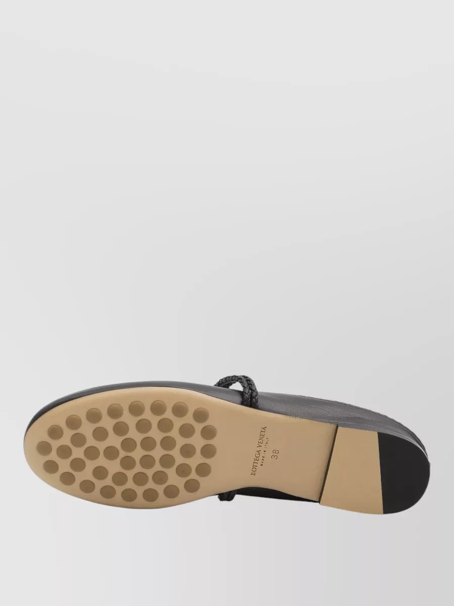 Bottega Veneta Nappa Leather Open Back Ballet Flats