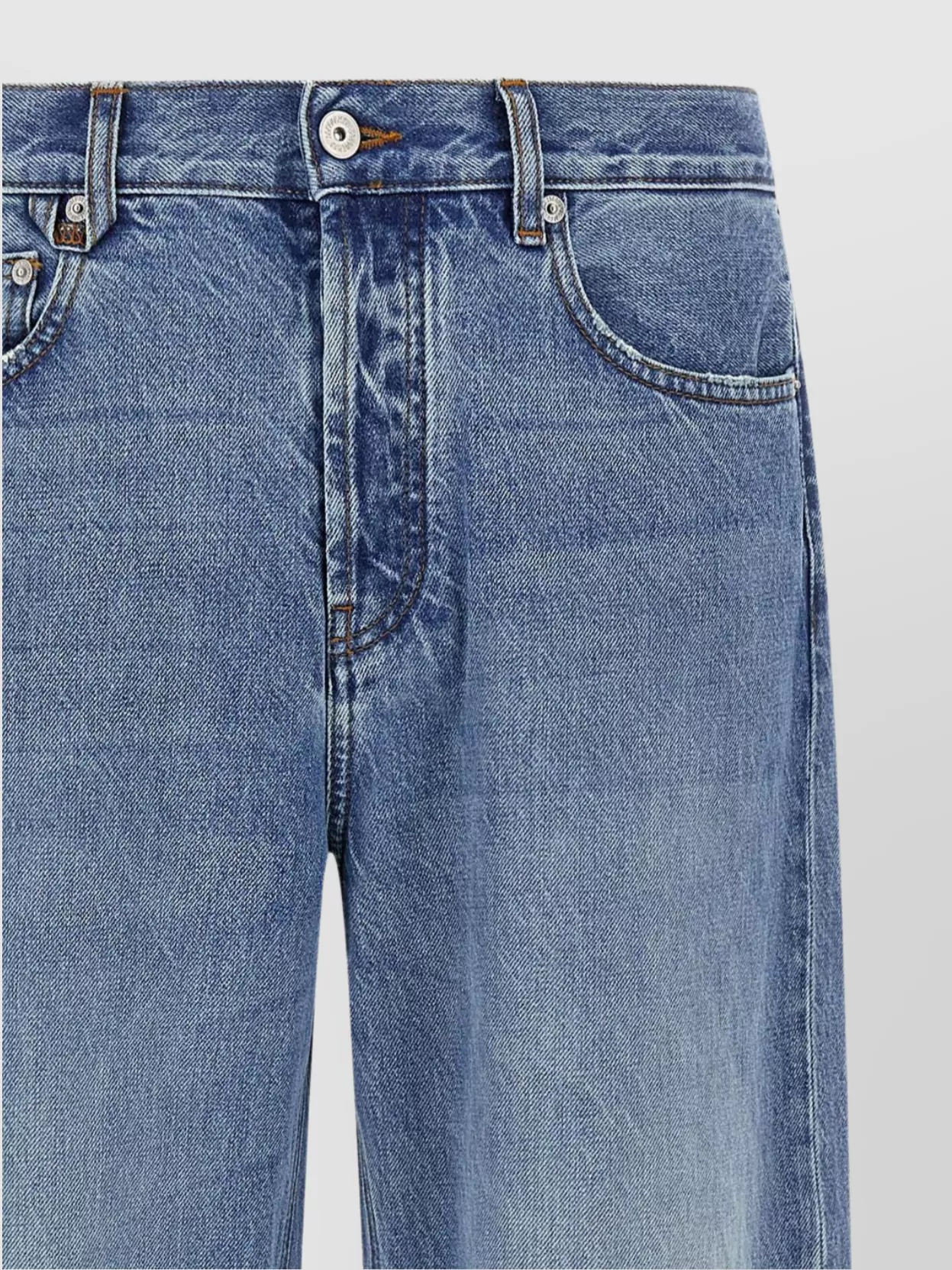 Jacquemus Denim Straight Jeans Belt Loops