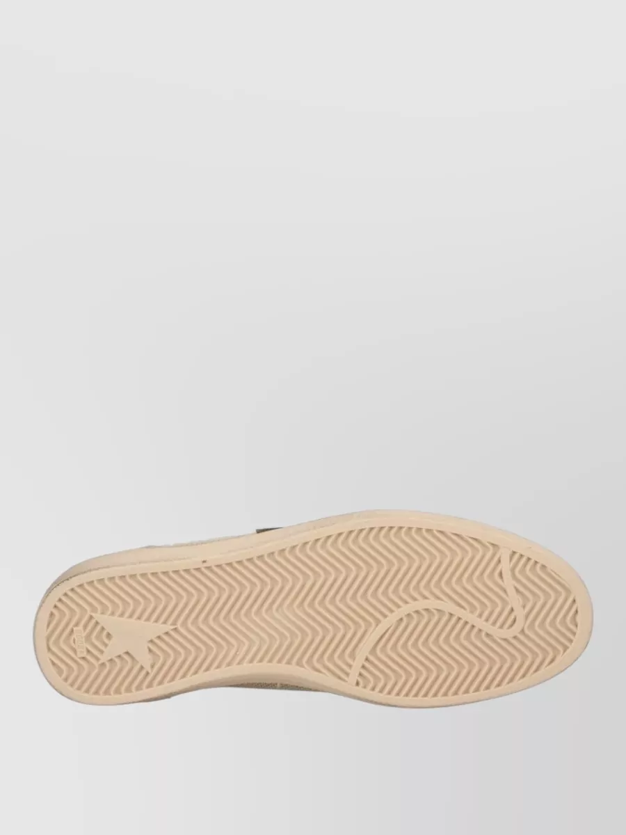 Golden Goose Sneakers Contrast Heel Tab Perforated Toe