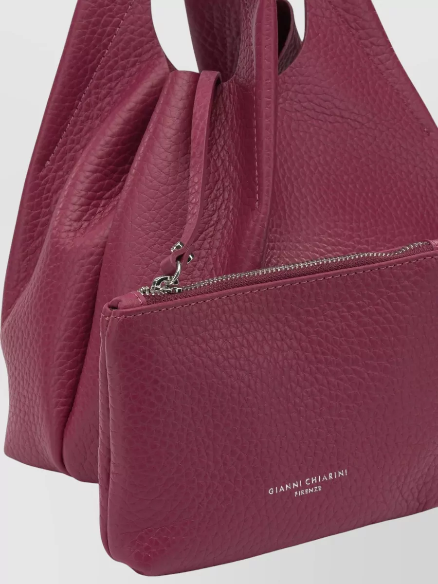 Gianni Chiarini Textured Shoulder Bags Detachable Strap