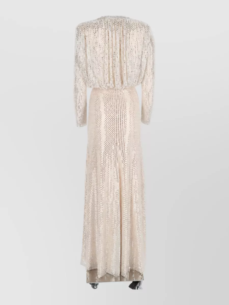 Self-Portrait Halterneck Maxi Dress