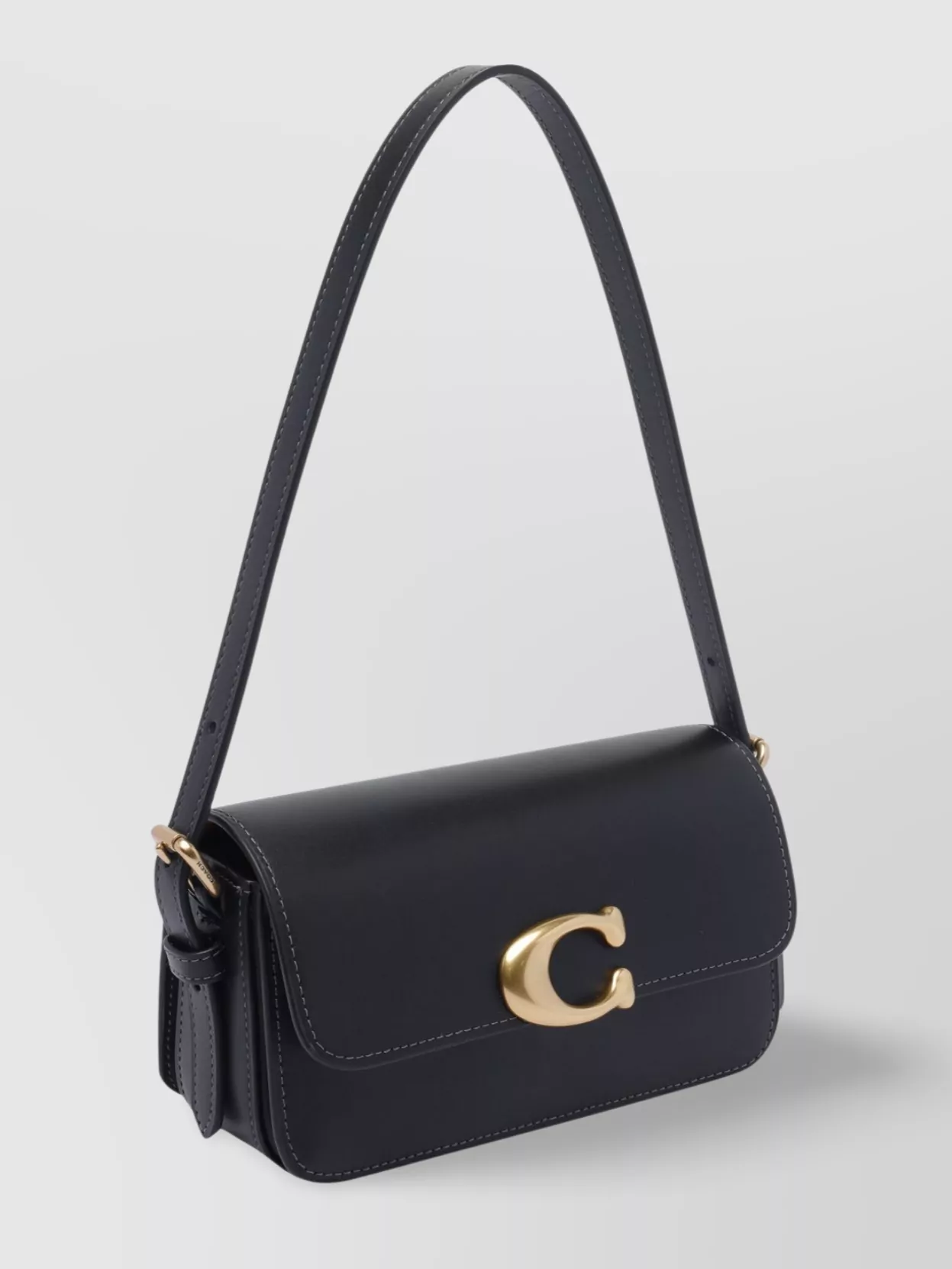 Coach Leather Shoulder Bag Adjustable Strap