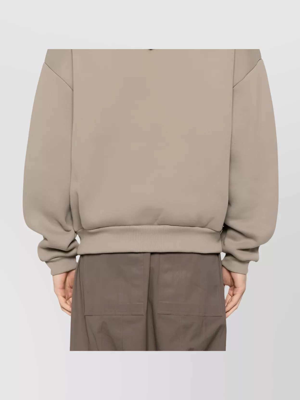Fear Of God Oversized Hooded Sweatshirt With Ribbed Finish