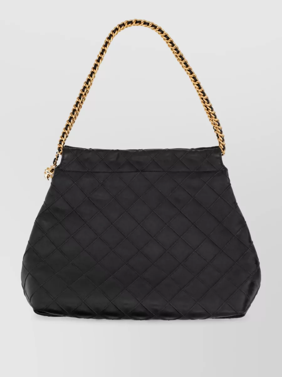 Tory Burch Fleming Leather Clutch Bag