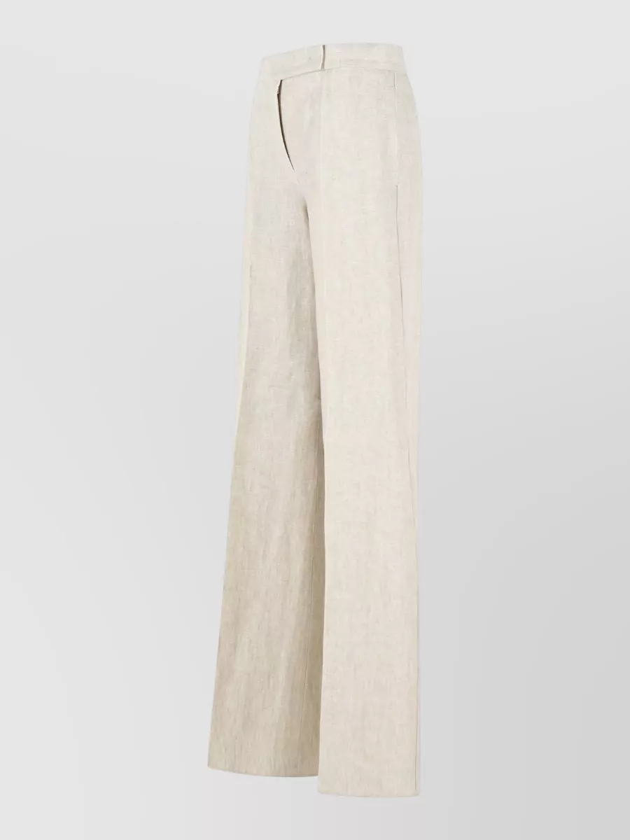 Max Mara Linen Wide-Leg Trousers